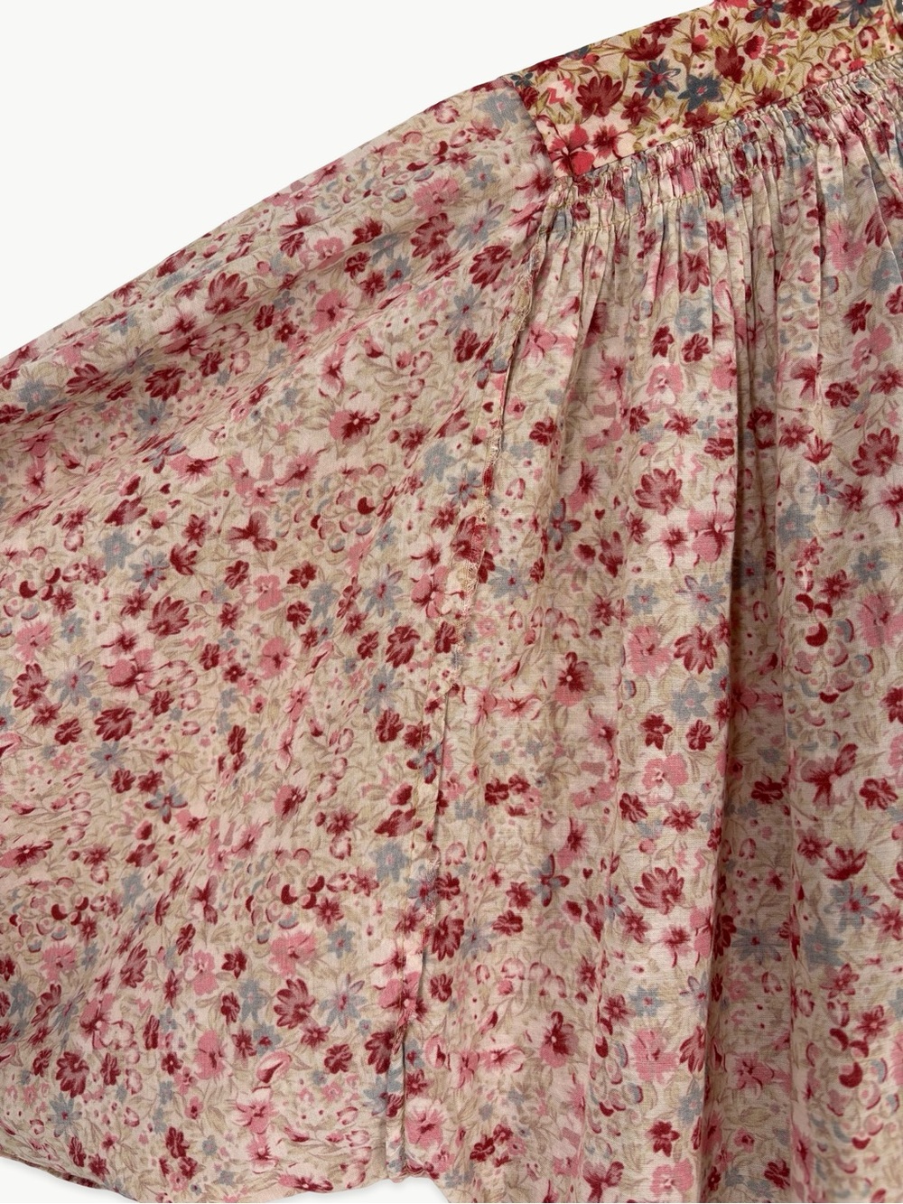 DÔEN Rose Blouse Size Small in Pink Valley Floral Cotton Viscose Relaxed Fit - Picture 14 of 16